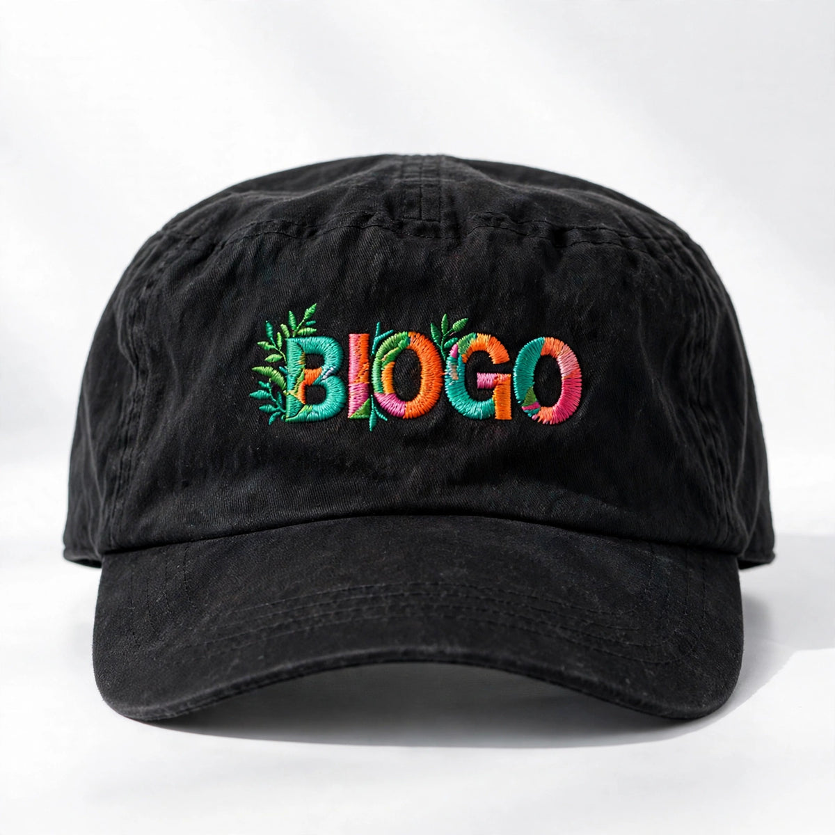 Black BioGo dad hat