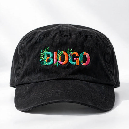 Black BioGo dad hat